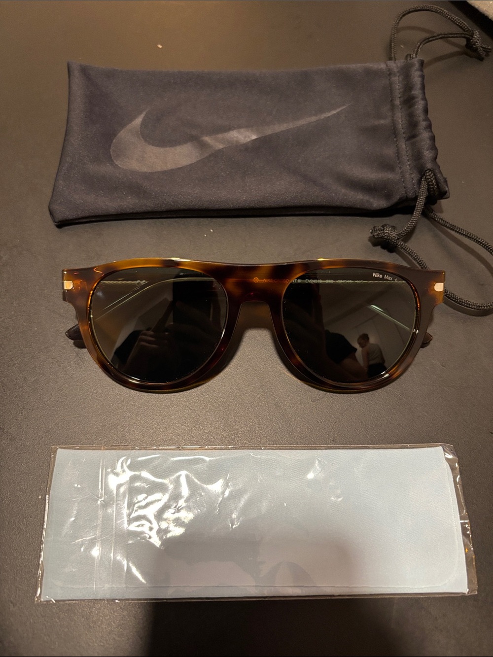 Nike Crescent III Tortoiseshell Sunglasses with Polarized Lenses